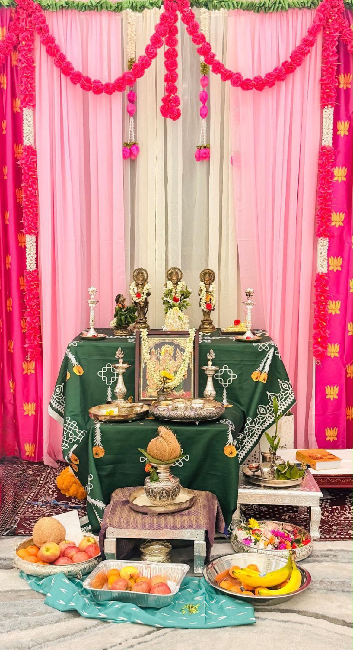 Traditional decoration setup by Shubham Events